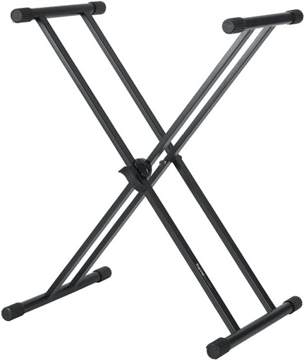 [GFW-KEY-2000X] Frameworks heavy duty adjustable "X" style keyboard stand with rubberized leveling foot