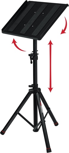 [GFW-UTL-MEDIATRAY2] Gator GFW-UTL-MEDIATRAY2 Heavy-Duty Adjustable Media Tray Stand