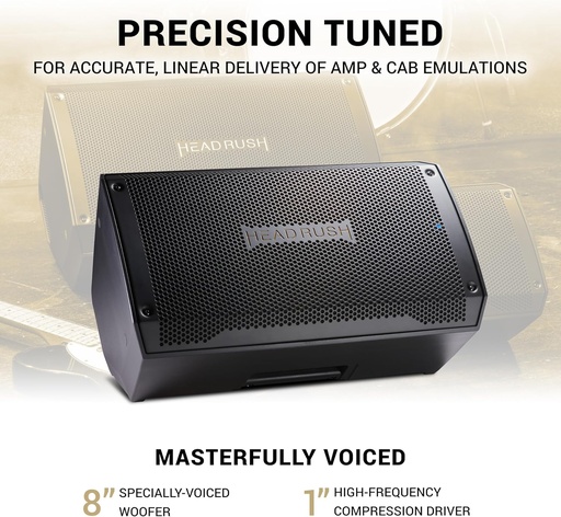 [FRFR-108] HeadRush FRFR-108 2000-Watt 1x8" Guitar & Bass Amp