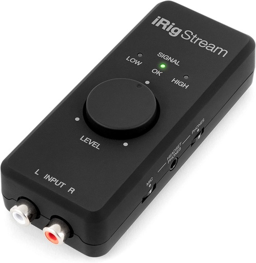 [IP-IRIG-STREAM-IN] iRig Stream stereo audio interface for iPhone/iPad and Android