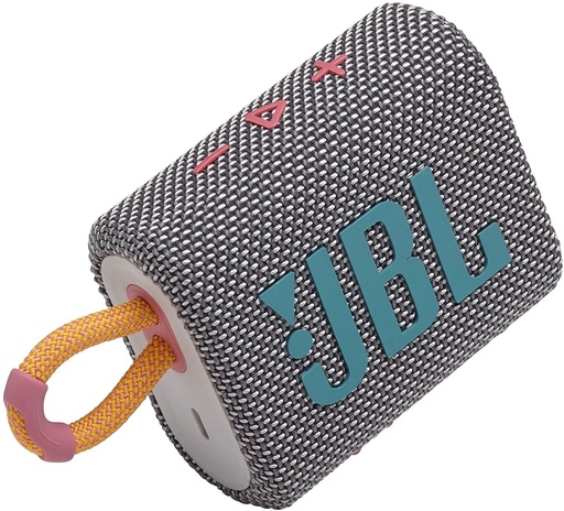 [GO3 Grey] JBL Portable IP67 Waterproof Speaker - up to 5-hours playtime (Grey)