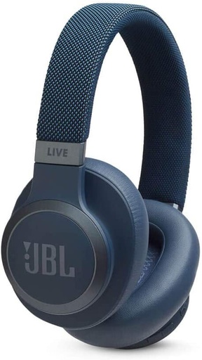 [LIVE650BTNCUAM] JBL On-Ear Noise Cancelling Wireless Bluetooth Headphones w/ Voice Assistant (Blue)