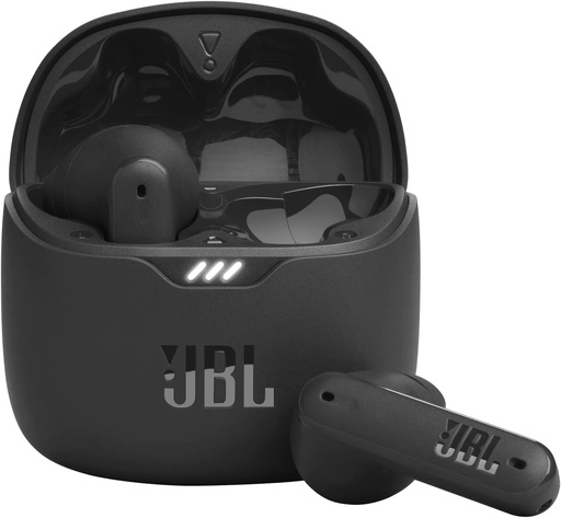 [TFLEXGBLKAM] JBL Tune Flex True Wireless Noise Cancelling Earbuds, Pure Bass, ANC (Black)