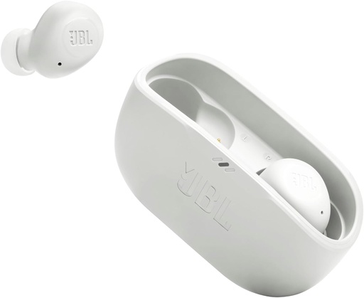 [VBUDSWHTAM] JBL Vibe Buds True Wireless Headphones (White)