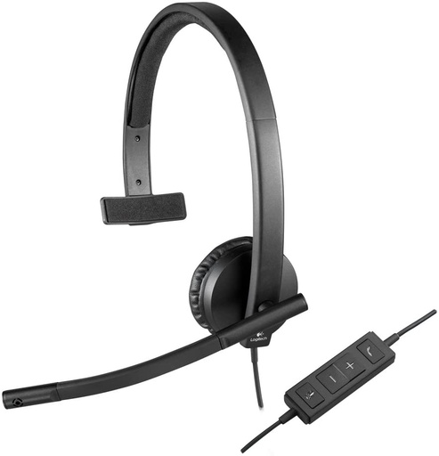 [H570e MONO] 981-000574 Wired USB Headset  Type:  directional ECM Frequency response: 100 Hz - 18 kHz Sensitivity: -47 dB +/- 3 dB Distortion: <2% @ 1 kHz, 94 dB SPL Operating voltage: 1.4 - 5.0 V DC