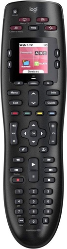 [Harmony 665] Logitech 10-Device Advanced Infrared Universal Remote Control with Color Screen