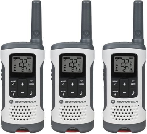 [T260TP] Motorola 25-Mile Talkabout® T260 2-Way Radios Triple Pack
