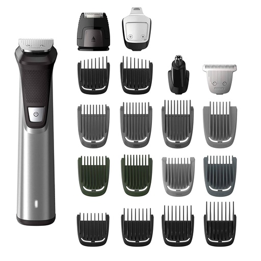 [MG7750] Norelco Multigroom Trimmer - Foil Shaver, 23-Attachments Total