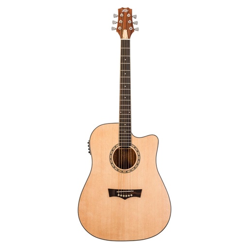 [DW 2 Dreadnought] Peavey Delta Woods™ DW-2™ Solid Top Dreadnought Acoustic Guitar with Case