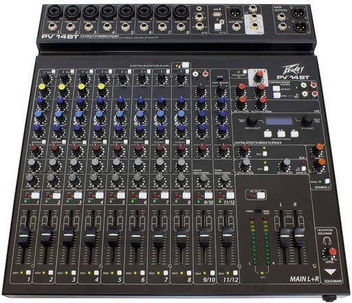 [PV14BT] Peavey PV14BT 14-Channel Mixer w/ Bluetooth