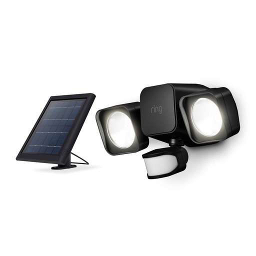 [Floodlight Solar Black] RING Smart Lighting Floodlight Solar -..Black