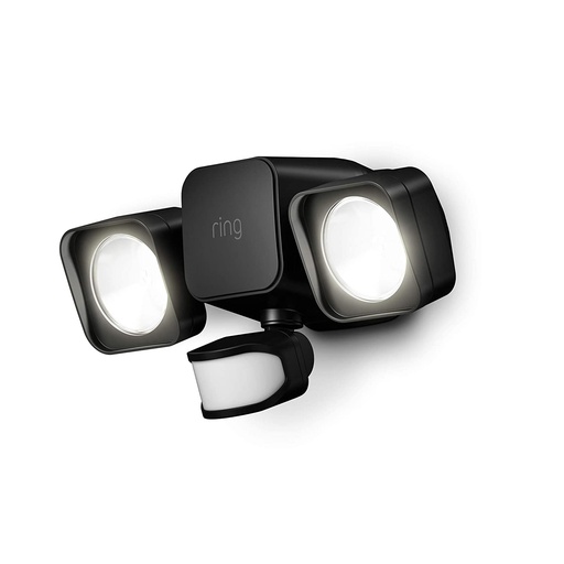 [Smart Floodlight Batt Black] Ring Smart Lighting Motion activated outdoor LED Flood Light Battery-Black