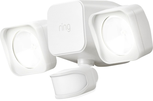 [Smart Floodlight Batt White] Ring Smart Lighting Motion activated outdoor LED Flood Light Battery-White