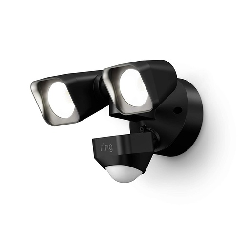 [Smart Floodlight Wired Black] Ring Smart Floodlight Wired (Black) ***LIGHTS ONLY - NO CAMERA***
