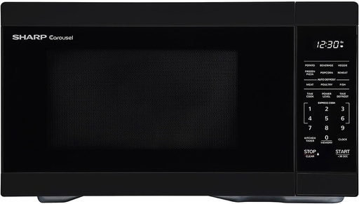 [SMC1161HB] Sharp SMC1161HB 1000-Watt 1.1 Cu/ft Black Microwave