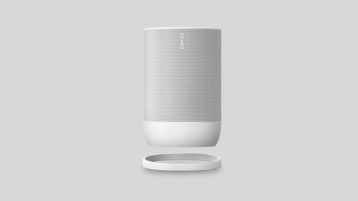 [MOVE-WHITE] Sonos battery-powered smart speaker for outdoor and indoor listening. WHITE