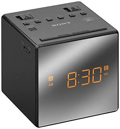 [ICFC1T] CLOCK RADIO FM/AM BLACK - Double Alarm