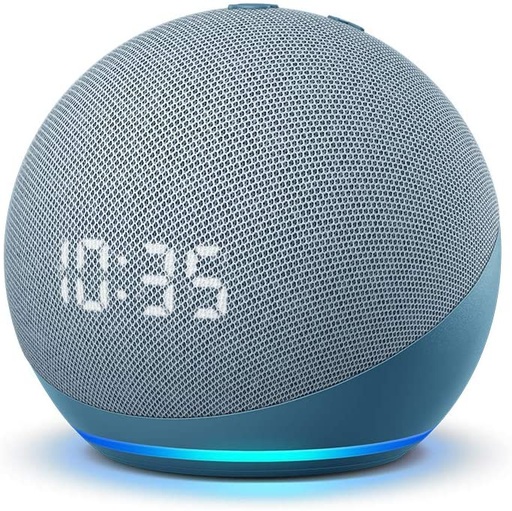 [ECHODOT4CLOCK] Amazon Echo Dot w/ Clock (4th Gen)