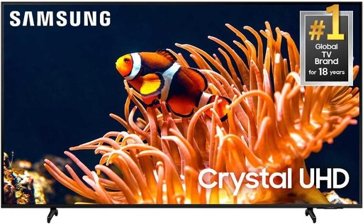 [UN85DU8000] SAMSUNG 85-Inch Class 4K Crystal UHD DU8000 Series HDR Smart TV