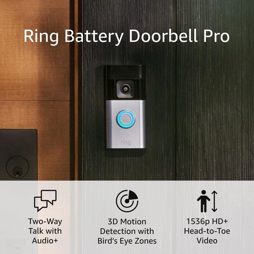[Doorbell Battery Pro] Ring Battery Doorbell Pro (Wireless)