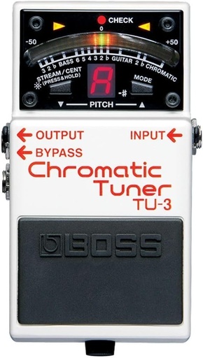 [TU-3] BOSS TU-3 Chromatic Tuner Pedal with Bypass