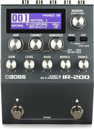 [IR-200] BOSS IR-200 Amp and IR Cabinet Pedal
