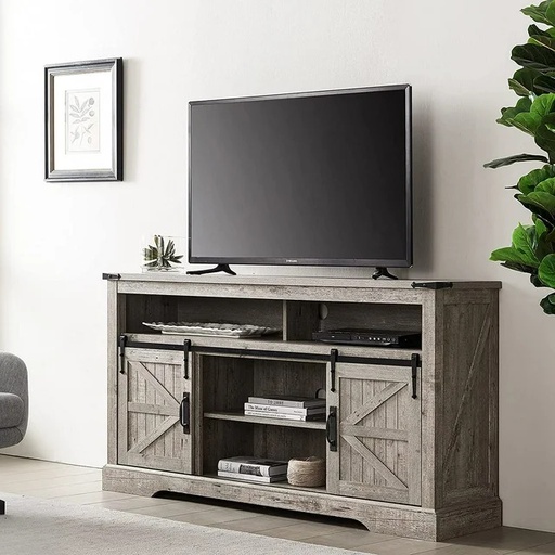 [BDC60TTC-LRO-WF] BDC60TTC-LRO-WF Lorraine Farmhouse TV Stand for TVs up to 65" (Light Oak)