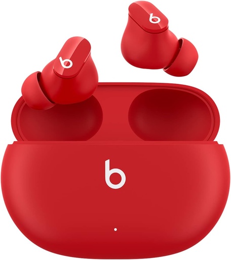 [Studio Buds Red] Beats Studio Buds Wireless Noise Cancelling Earbuds (Red)