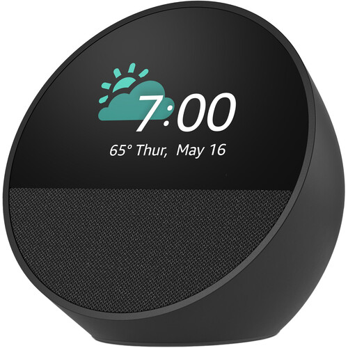 [Echo Spot Black] Amazon Echo Spot Alexa Speaker (Black)