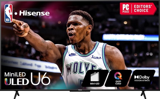 [65U6N] Hisense 65U6N Mini-LED 65" 4K Google Smart TV