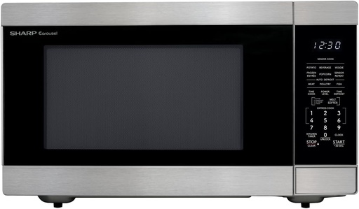 [SMC2266KS] Sharp SMC2266KS 1200-Watt 2.2 Cu/ft Stainless Microwave
