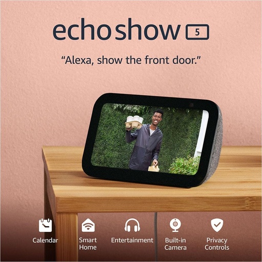 [Echo Show 5 Gen 3] Amazon Echo Show 5, Smart display (Black)