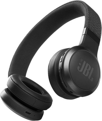 [Live 460NC Black] JBL Live 460NC On-Ear Bluetooth Noise Cancelling Headphones (Black)