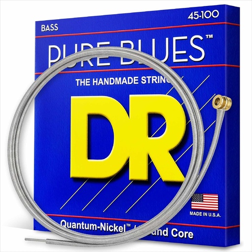 [PB-45/100] DR Strings PB-45/100 PURE BLUES 4-String Bass Guitar Strings 45-100