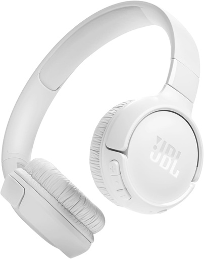 [T520BTWHTAM] JBL T520BTWHTAM Tune 520BT On-Ear Bluetooth Headphone (White)
