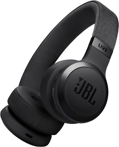 [LIVE 670NC BLACK] JBL LIVE 670NC Black Noise-Cancelling On-Ear Wireless Headphones