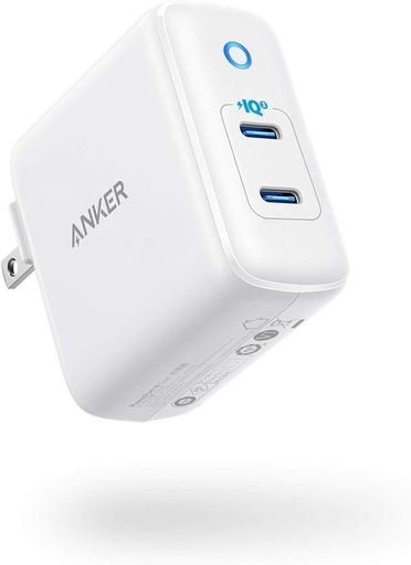 [A2628JD2-1] Anker A2628JD2-1 40W USB C 2-Port Fast Charger - White