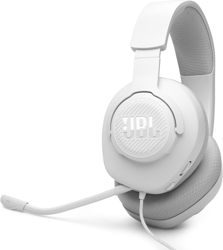[Quantum 100M2 White] JBL Quantum 100M2 White Wired Over-Ear Headset