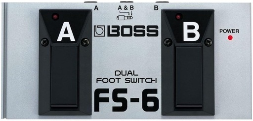 [FS-6] BOSS FS-6 Dual Footswitch for Momentary and ON/OFF control of your Musical Instrument FX & More