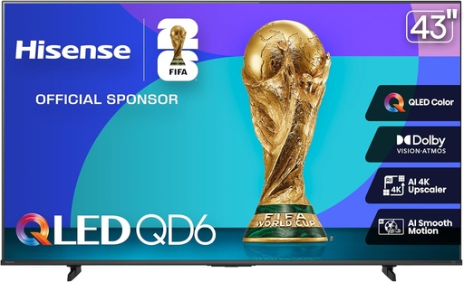 [55QD6QF] Hisense 55QD6QF 55" MiniLED 4K QLED Fire TV