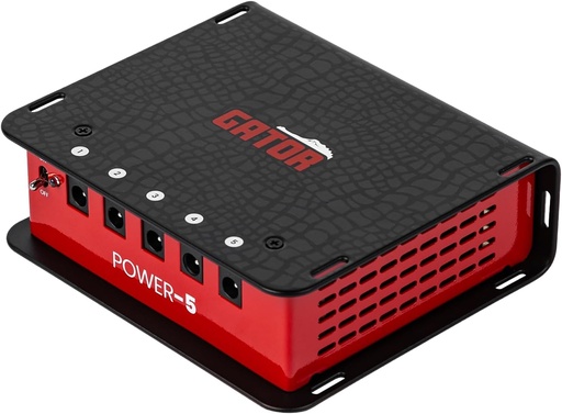 [GTR-PWR-5] Gator GTR-PWR-5 Pedal Board Power Supply with 5 Isolated Outputs